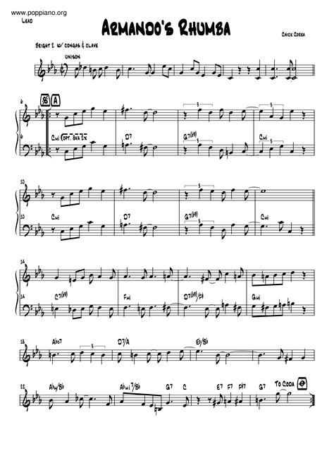 armando's rhumba sheet music pdf
